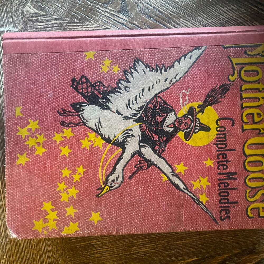 Vintage 1965 Mother Goose Whitman Tell-a-Tale Hardcover Children's Book